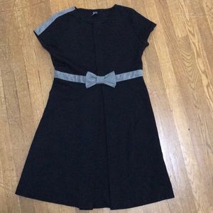 ZARA girls black and grey dress